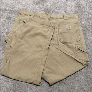 Carhartt RUGGED FLEX RELAXED FIT
CANVAS WORK PANT 40x32 khaki tan work pants